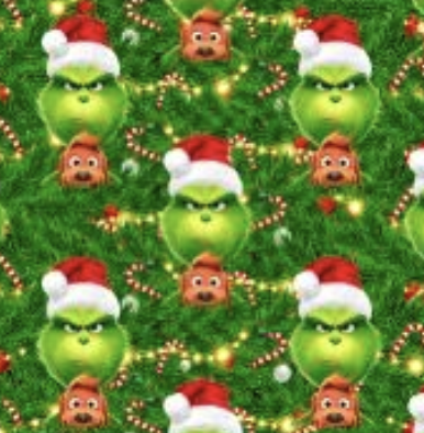 Dressikangas tujukas Grinch digital print