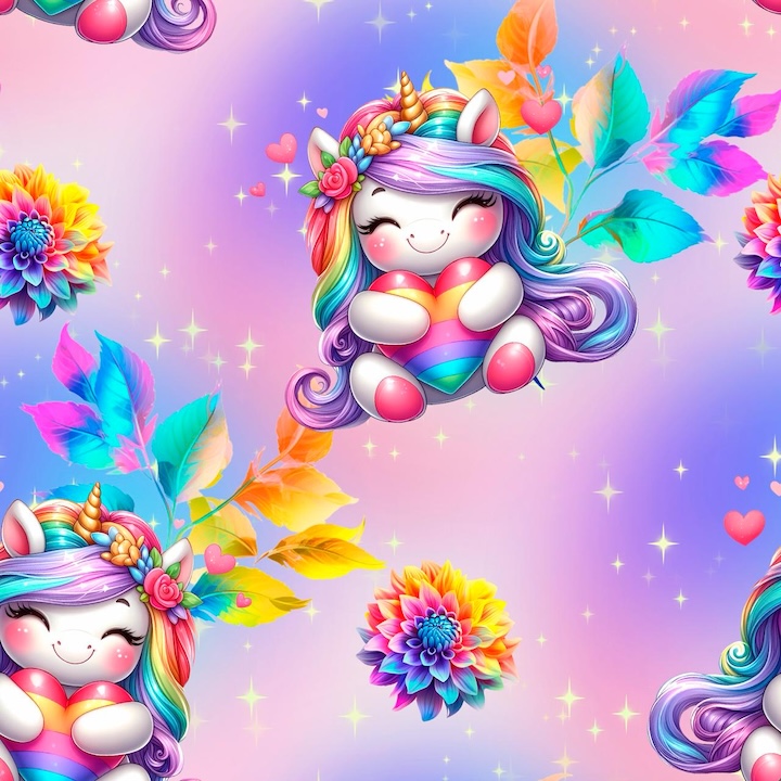 Vikerkaare ükssarvikud kangas kangad trikotaaz jersey dressikangas, french terry, kangasemu, aasaline, uhutud, kankaat, softshell